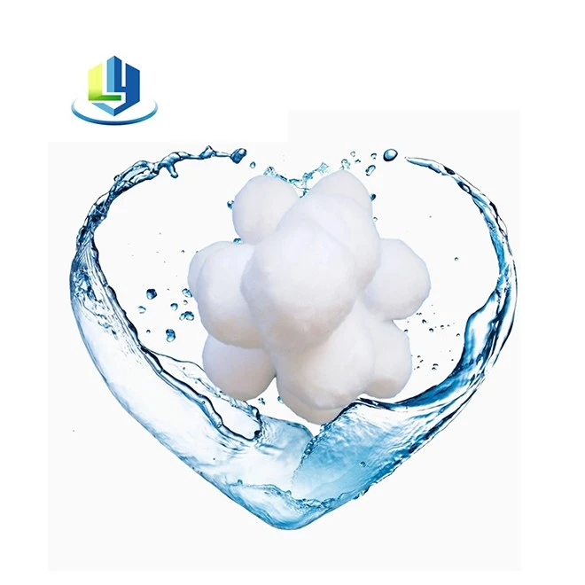 700g Vacuum Package Fiber Ball Filter Material