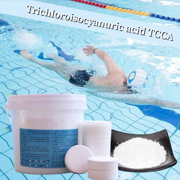 Hóa chất bể bơi bán chạy Axit Trichloroisocyanuric TCCA 90 Viên nén clo
