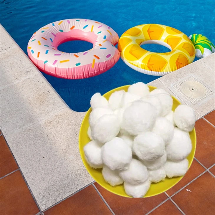 Bóng lọc sợi Polyester cho bể bơi