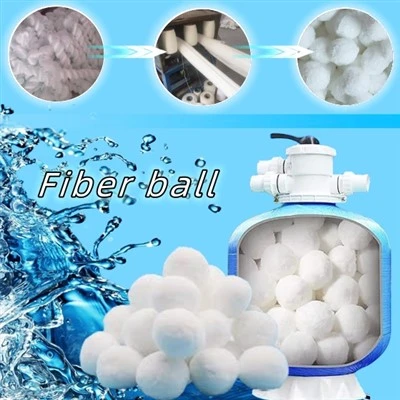 Bóng sợi biến tính 50mm chất lượng cao để lọc nước uống đô thị và nước thải công nghiệp có dầu