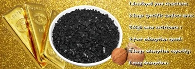 Than hoạt tính gáo dừa chất lượng cao phục hồi vàng