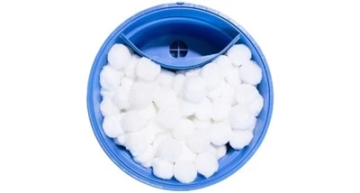 Bóng lọc bể bơi Công suất xử lý nước Bóng lọc trắng tái tạo có thể tái sử dụng