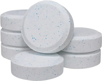 Bể bơi Số lượng lớn 90% clo TCCA Axit trichloroisocyanuric ổn định 3 inch TCCA Viên nén clo 90%