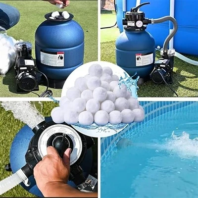 700g Bóng lọc thân thiện với môi trường có thể tái sử dụng cho máy bơm lọc cát
