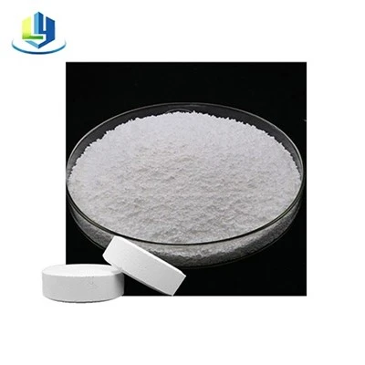 Nhà máy cung cấp SDIC CAS 2893-78-9 56% 60% Natri Dichloroisocyanurat Viên khử trùng bể bơi